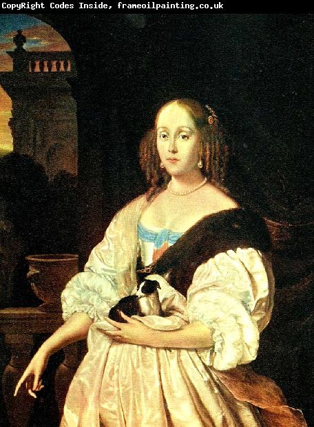 Frans van Mieris portratt av ung dam